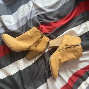 Tan Booties